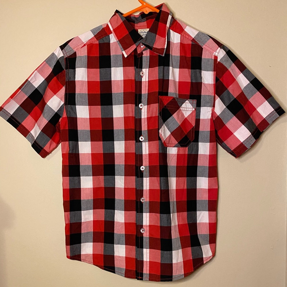 Faded Glory Boy’s Long Sleeve Button Up Shirt